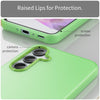 For Samsung Galaxy A35 5G Frosted Translucent TPU Hybrid PC Full Coverage Phone Case(Green)