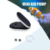 Solar Aquarium Air Pump, Battery Backup, Black
