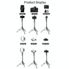 JMARY MT-36 4 Sections Adjustable Camera Stand Tripod 67-inch Live Streaming Phone Tripod