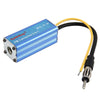 DC 12V 16MHz Car Auto Automobile Blue Aluminum MP3 FM Convertor Adapter Impedance Converter T-3X Car Audio Accessories