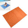 Outdoor Portable Waterproof Picnic Camping Mats Beach Blanket Mattress Mat 200cm*140cm(Orange)