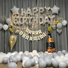 Birthday Party Layout Letter Aluminum Film Balloon Decoration Set(Style Two)