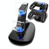 Controller Charger Dock LED Dual USB PS4 Charging Stand Station Cradle for Sony Playstation 4 PS4 / PS4 Pro /PS4 slim