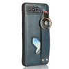 For Asus ROG Phone 5 ZS673KS Wristband Leather Back Phone Case(Blue)