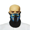 FG-MA-027 Halloween Mask Voice Control LED Cold Light Terror Cosplay Mask