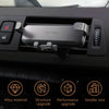 HAMTOD Pro Car Gravity Invisible Telescopic Mobile Phone Mount Holder (Obsidian Black)