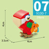 LELE BROTHER 9100-7 Parrot Bird Paradise Small Particle Children Early Learning Puzzle Building Blocks Toy