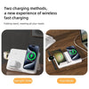 C30 15W 3 in 1 Magnetic Wireless Charger with Night Light(White)