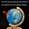 Wooden Puzzle Toy 3D Puzzle Assembly Box DIY Gift Desktop Ornaments, Style: Coffee Ball Ornament