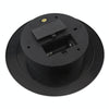 25cm 360 Degree Electric Rotating Turntable Display Stand Video Shooting Props Turntable for Photography, Load 3kg, Powered by Battery(Black White)