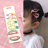 6 PCS/Set Kids Hair Accessories Fruit Hairpins Cartoon Rainbow Hair Clip(Bird pineapple 6#)