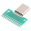 USB 3.1 Type C Male Test Board - Double-Sided 24 Pin PCB