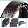 Men Casual Cow Leather Belt Waistband with Buckle Head, Length: 125cm(Brown)