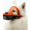 Dog Muzzle, Breathable Mesh, XXS (Orange) - Small/Medium Breeds