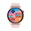 HK85 1.43 inch Smart Silicone Strap Watch Supports Bluetooth Call/Blood Oxygen Monitoring(Gold)