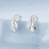 S925 Sterling Silver Zircon Marquise Women Earrings(BSE971)