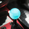 Car Modified Marble Star Gear Head Shifter Cover with Adapter (Light Blue)
