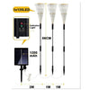 1 Drag 3 Warm Light 360 LEDs Solar Fireworks Lamp Grass Globe Dandelion Flash String With Remote Control