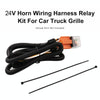 24V Horn Wiring Harness Relay Kit for Car Truck Grille Mount Blast Tone Horns