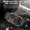 CF26 1.57inch BT5.2 Smart Bracelet Support Sleep Detection, Style:Silicone Strap(Black)