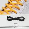 1 Pair Elastic Metal Buckle without Tying Shoelaces(Black)