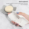 Silicone Drain Soap Bathroom Soap Box(White)