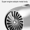 Car Fragrance Super Engine Car Air Conditioning Aroma Diffuser Outlet Ornament, Model: Gray Titanium Blue Light