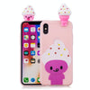 For iPhone X / XS Shockproof Cartoon TPU Protective Case(Ice Cream)