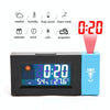 8290 Electronic Colour Screen Weather Clock Weather Forecast Projection Clock Rotatable Digital Clock Without USB Cable