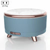 Ultrasonic Aromatherapy Diffuser Humidifier Essential Oil Diffuser US Plug(Sky Blue)