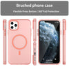 For iPhone 11 Pro Max MagSafe Frosted Translucent TPU + PC Full Coverage Phone Case(Red)