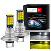 2 PCS V6 H7 DC9-36V 30W 3000LM IP65 Car LED Double Color Fog Light with 30LEDs SMD-2525 Lamp