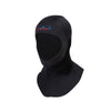 DIVE & SAIL DH-006 3mm Shoulder Warm Diving Cap Surfing Snorkeling Sunscreen Waterproof Diving Headgear, Size: L(Black)