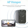 Mini WiFi Camera HD 720p 180° Wide Angle Lens Night Vision Black