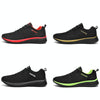 JD-9088 Autumn Fly Woven Soft Bottom Men Leisure Shoes Couple Running Shoes, Size: 41(Red Black)