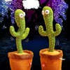 Electric Dancing Cactus Singing Holiday Gift Doll for Children with 120 English Songs