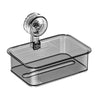 Bathroom No Punch Tissue Organizer Household Wall Mounted Suction Cup Tissue Box, Style: Small Transparent Gray