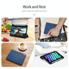 For iPad mini 6 DUX DUCIS Domo Series Horizontal Flip Magnetic TPU + PU Leather Tablet Case with Three-folding Holder & Pen Slot(Blue)