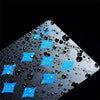 2pairs 54pcs Waterproof Plastic Poker Table Games Cards PVC Magic Playing Cards(Blue)
