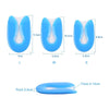 U-shaped Heel Pad Soft and Comfortable Shock Absorption Silicone Pad Insole, Size: L(40-45 Yards)
