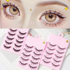 5pairs / Set Little Devil Natural Portable Single Cluster Manga Imitation Eyelashes, Model: 009