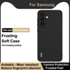 For Samsung Galaxy A36 5G IMAK UC-3 Series Shockproof Frosted TPU Phone Case(Black)