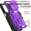 For Samsung Galaxy A26 5G Sliding Camshield Holder Phone Case(Purple)