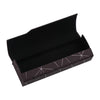 Lattice Pattern Portable Glasses Box(Red)