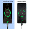 WK WDC-107i 1m 2.4A Saint Zinc Alloy Series USB to 8 Pin Data Sync Charging Cable (Black)