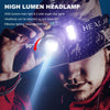 HL-03 Intelligent Induction Zoom Headlight Work Light(Black)