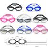 HAIZID Children HD Anti-fog Waterproof Myopia Swimming Goggles, Color: Plating Blue