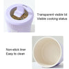 Multifunctional Electric Cooker One-piece Home Small Electric Cooker(UK Plug Purple)