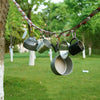 Outdoor Camping Tent Storage Lanyard Lengthened Bundled Clothesline(Black)
