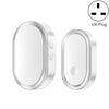 Wireless Doorbell 300m Range, 36 Chimes, UK Plug - Silver